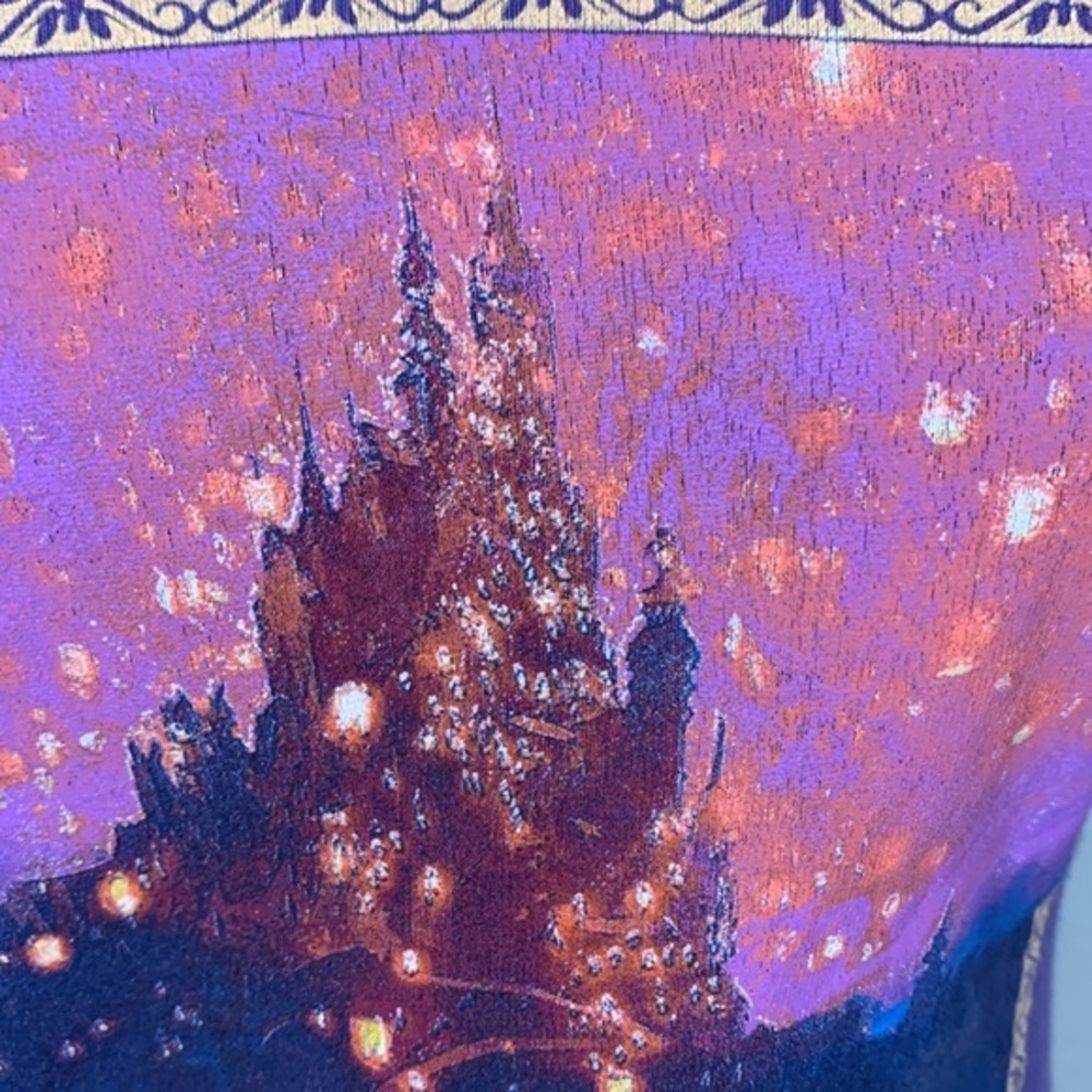 Disney Tangled Purple T-Shirt - Picture 3 of 6